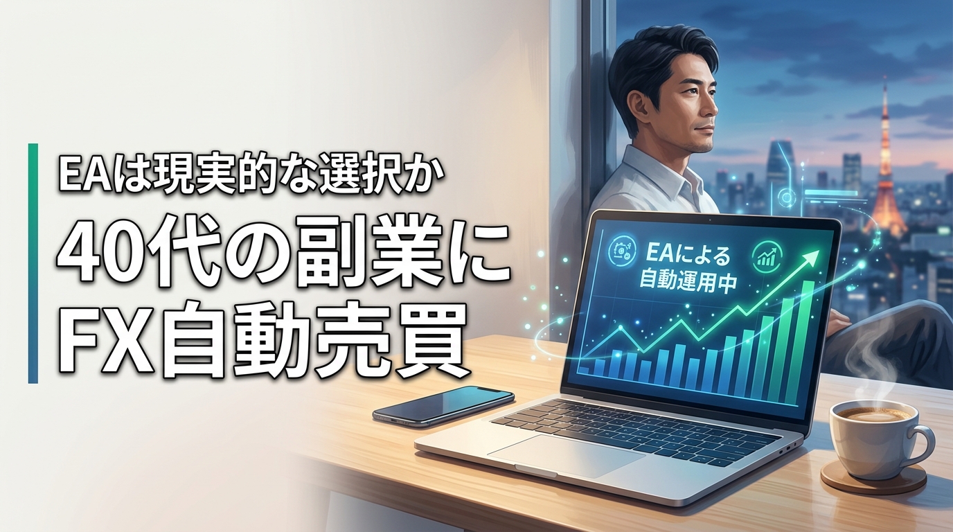 2026年｜忙しい40代の副業。FX 自動売買 EAは初心者の現実的な選択か