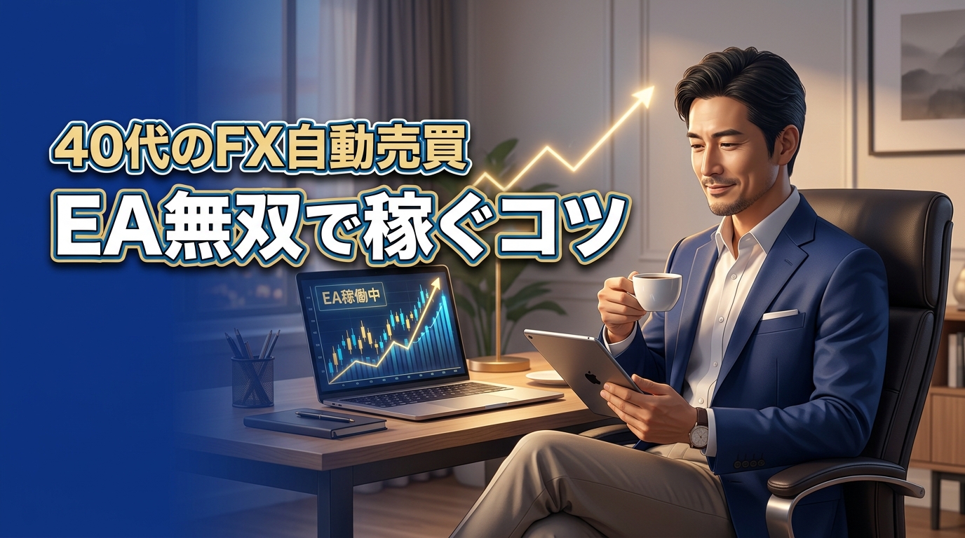 EA無双は怪しい？副業に挫折した40代初心者がFX自動売買EAで稼ぐコツ